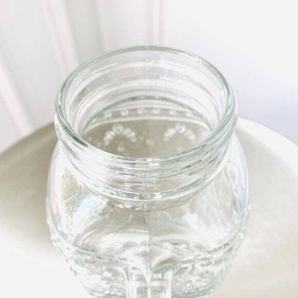 The Pioneer Woman Cassie 32 Oz Clear Glass Mason Jar Mug w/ Handle, Straw & Lid - Picture 12 of 13